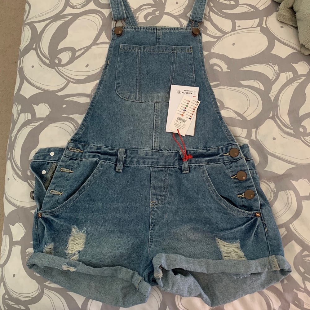 NWT denim overalls